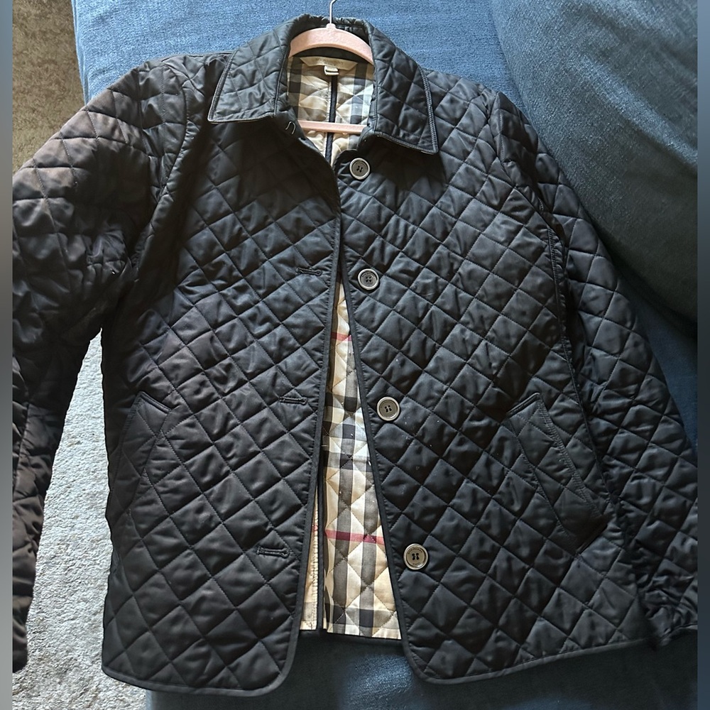 Burberry Black Lightweight Quilted Jacket